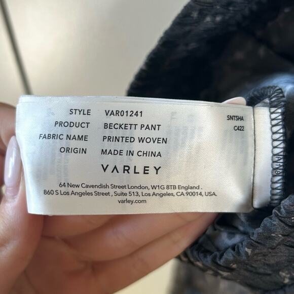 Varley Beckett Jogger Nylon Pants in Mini Camo Floral Boho Size X-Small NWOT - Picture 8 of 9